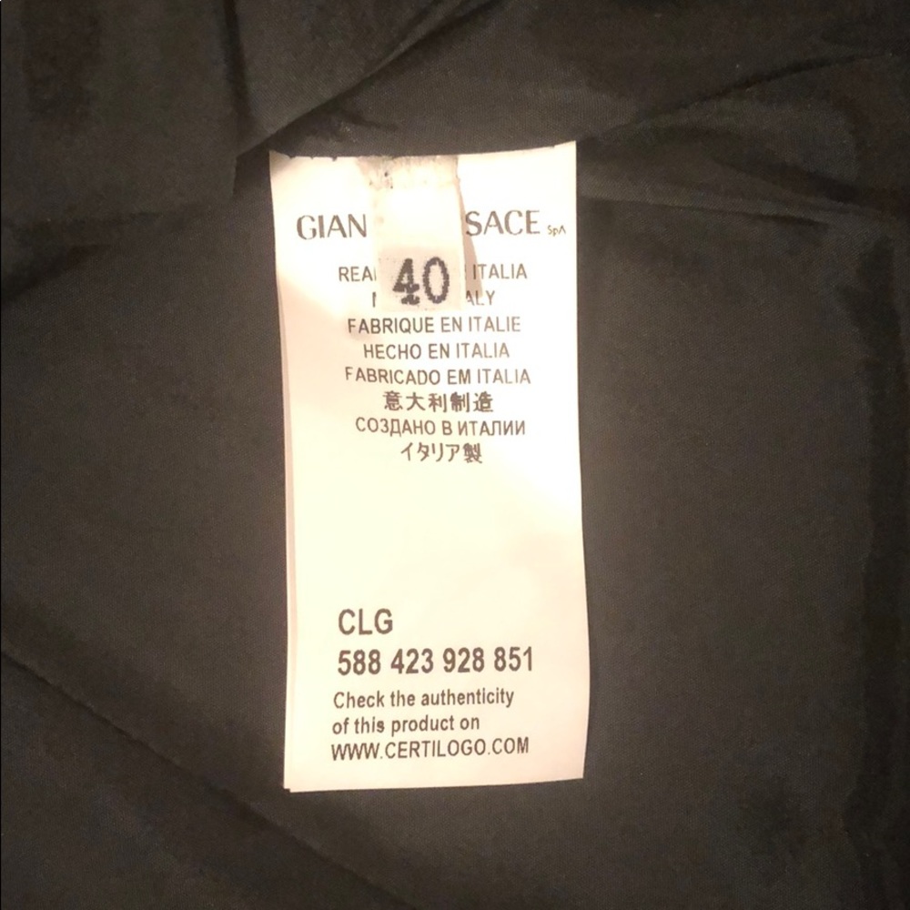 Versace Collection Lightweight Pleated Blazer - image 7